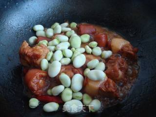 Braised Pork Tail with Broad Beans recipe