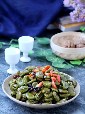 Spicy Broad Beans recipe