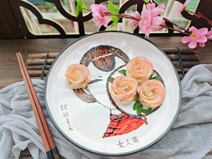 Dinner Plate Painting "woman Flower" recipe