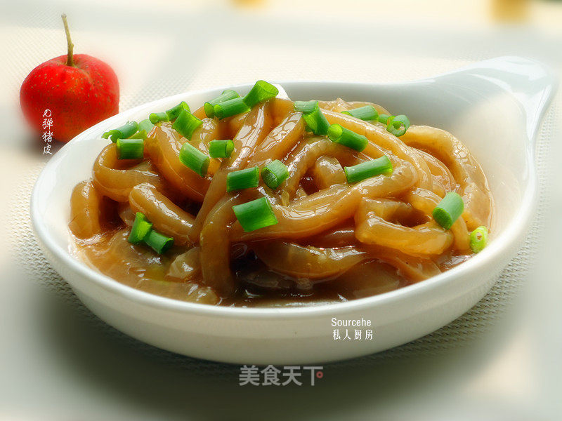 Chives Q Bomb Pig Skin recipe