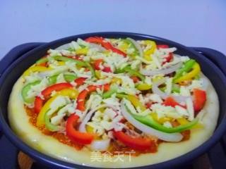 [diy Orleans Grilled Pizza] My First One---orleans Grilled Chicken Pizza recipe