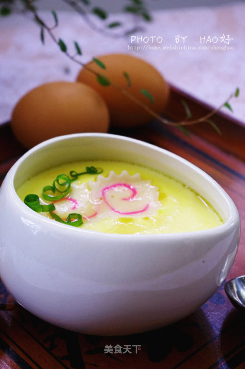 Japanese Fish Cake Steamed Egg recipe