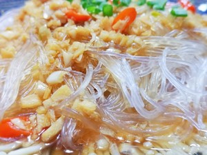 Garlic Vermicelli Enoki Mushroom recipe