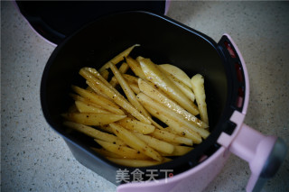 Black Pepper Cheese Fries recipe