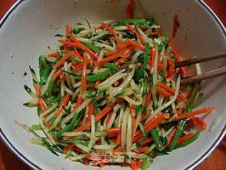 Refreshing Small Cold Dish---------【spicy Mixed Three Silks】 recipe