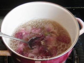 Hollyhock Flower Rock Sugar Sago Soup recipe