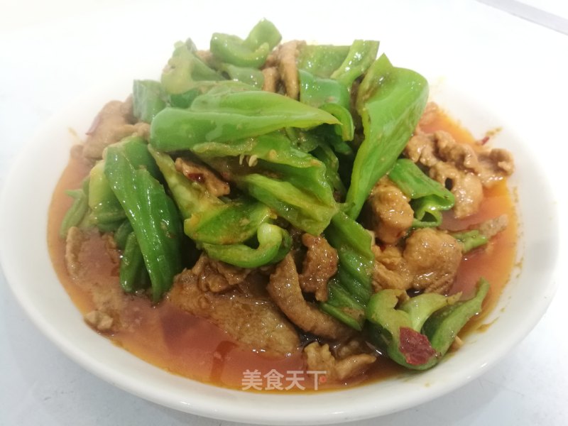 Stir-fried Pork with Green Pepper recipe