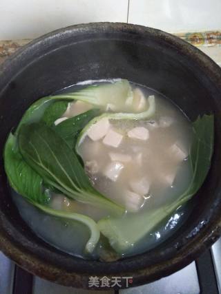 Fish Fin Tofu Soup recipe