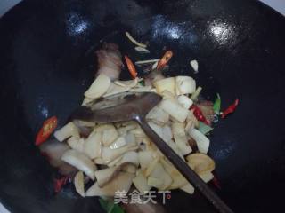 Griddle Bacon and Pleurotus Eryngii recipe