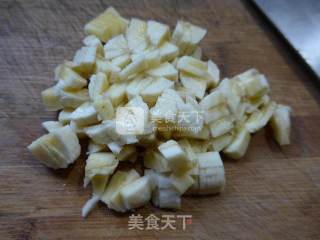 Banana Stuffing Sesame Glutinous Rice Cake recipe
