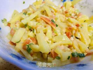 #春日美食#seaweed Minced Meat Potato Heart recipe