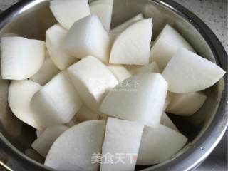 Steak Stewed White Radish recipe