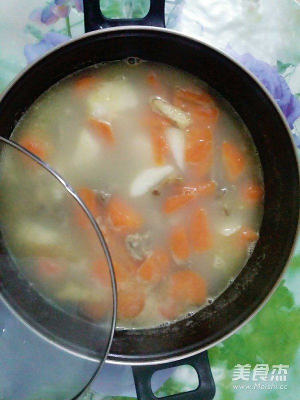 Yam Spare Ribs Soup recipe