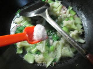 Bacon, Green, Cauliflower Soup recipe