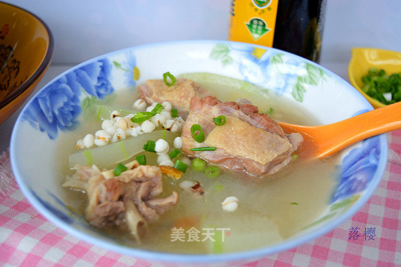 Winter Melon and Barley Soup recipe
