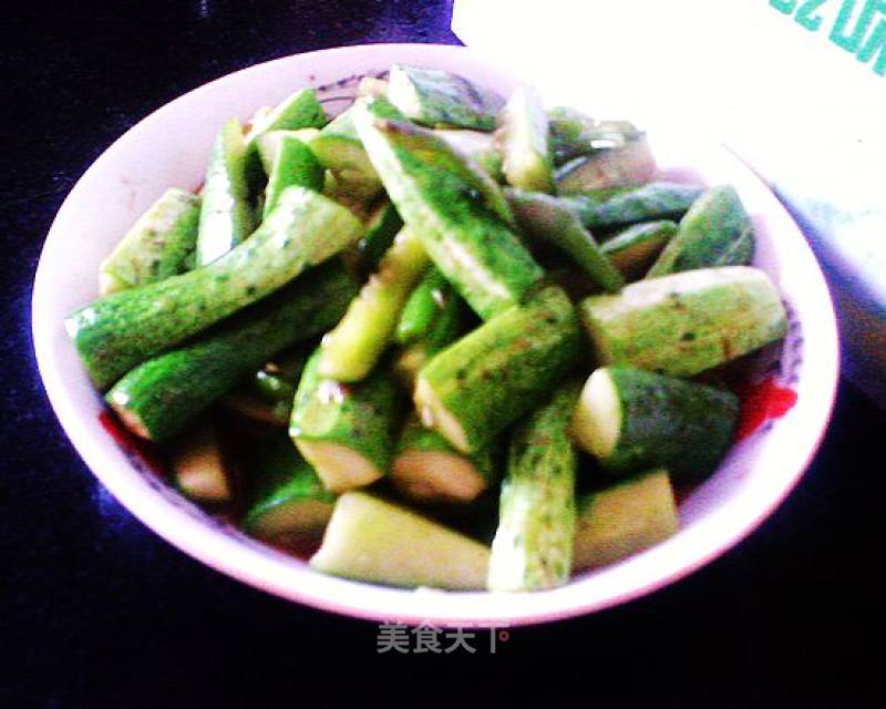 Hot Pepper Cucumber Strips recipe