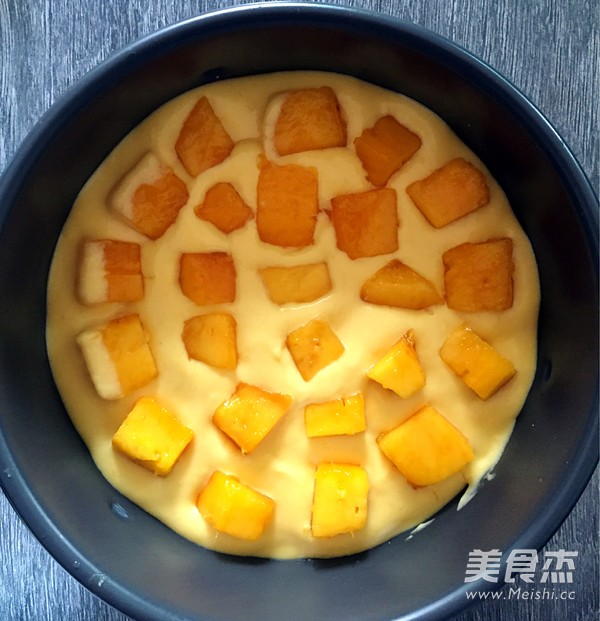 Mango Flowing Heart Mousse Cake recipe