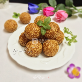 Pumpkin Sesame Balls recipe