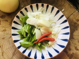 Pork Liver with Green Pepper and Shallot recipe