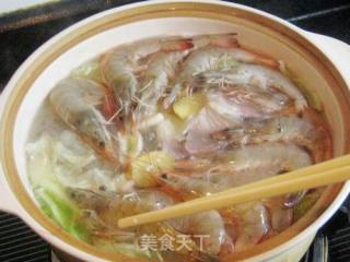 Vermicelli and Prawns in Clay Pot recipe