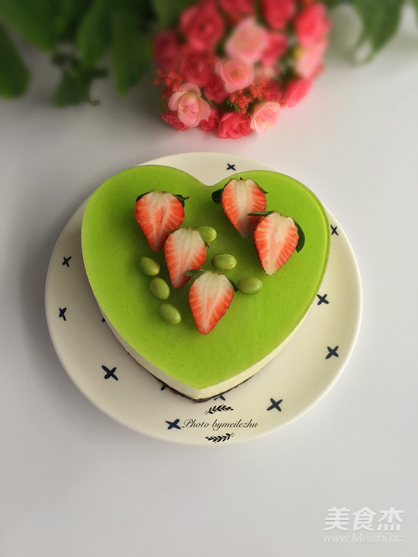 Edamame Mousse Cake recipe