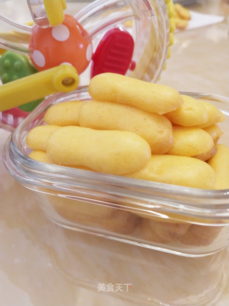 Yam and Egg Yolk Fingercakes ~ Baby Food recipe