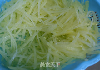 #trust之美#onion Mixed with Potato Shreds recipe