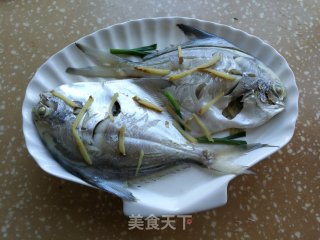 Steamed Pomfret recipe