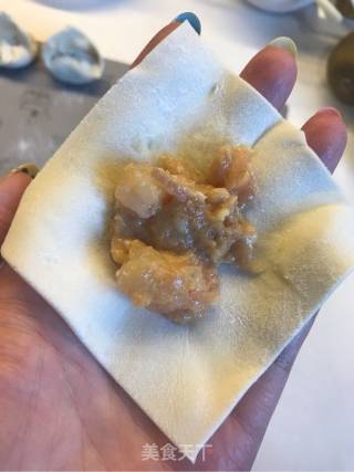 Chicken Soup Wonton Comes with Homemade Wonton Wrapper recipe