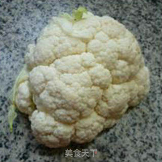 Stir-fried Cauliflower with Money Mushroom recipe
