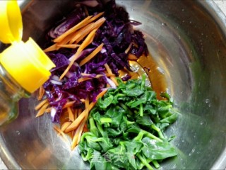 #春食野菜香#purple Cabbage Mixed with Andrographis recipe