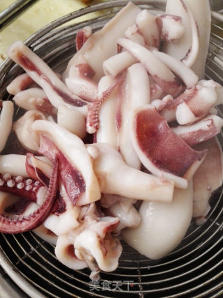 Fried Squid with Broccoli recipe