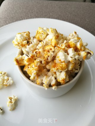 #trust之美# Caramel Popcorn (zero Failure Dry-fried Caramel Microwave Popcorn Version) recipe