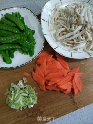 Stir-fried White Jade Mushroom recipe