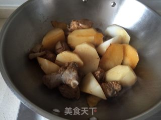 Braised Lamb with White Radish recipe