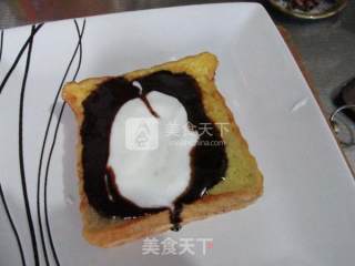 #aca烤明星大赛#chocolate West Toast recipe