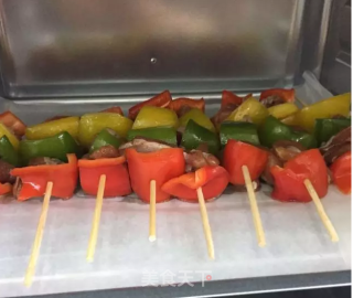 Pepper Chicken Skewers, Bell Pepper and Onion Chicken Heart Skewers recipe