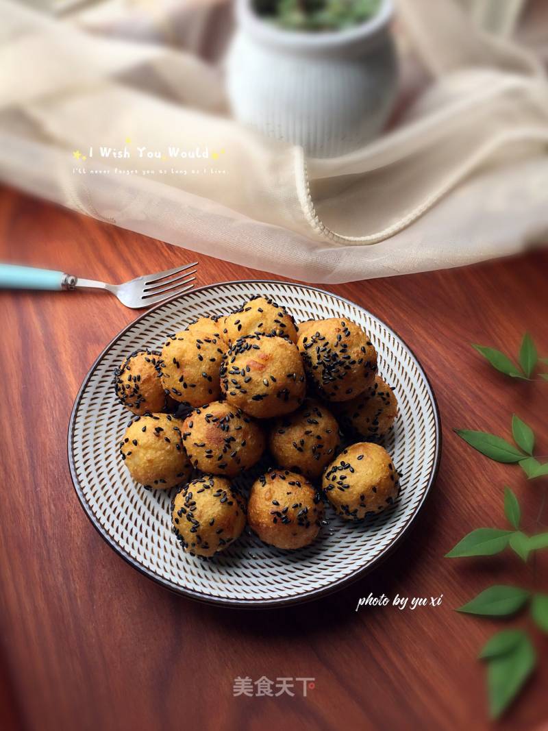 #trust之美#[snacks] Sweet Potato Meatballs recipe