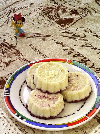 Honey Purple Potato Yam Cake recipe