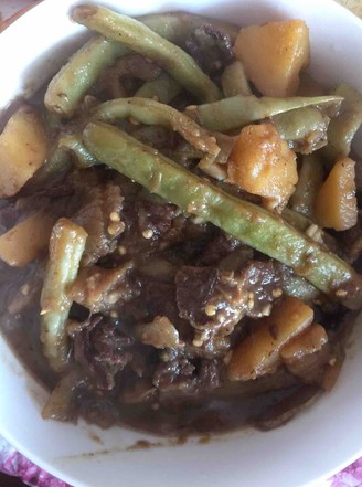 Potato and Eggplant Stew with Beans recipe