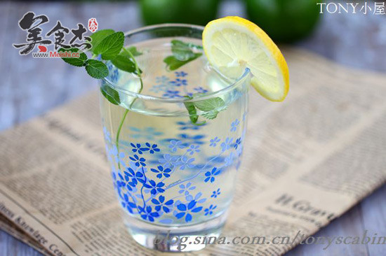 Lemon Mint Honey Water recipe