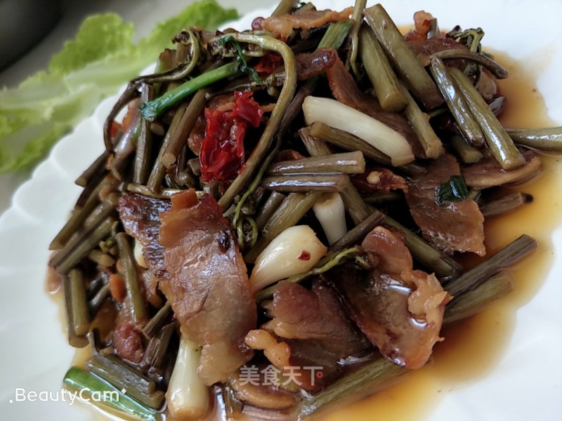 Fiddlehead Stir-fried Twelfth Moon recipe