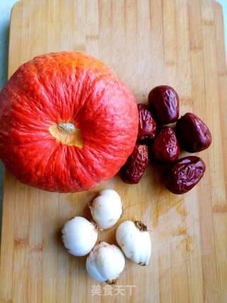 Pumpkin Candied Date Steamed Lily recipe