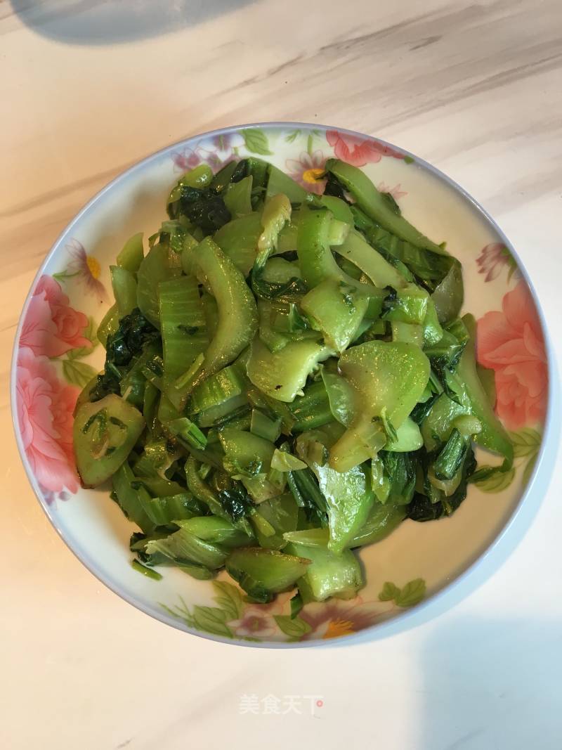 Stir-fried Mustard Greens recipe