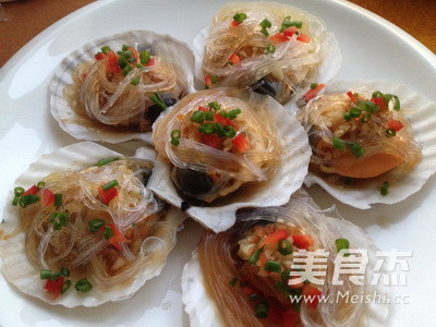 Steamed Scallops with Garlic Vermicelli recipe