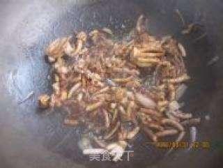 Fried Chives with Squid Feet recipe