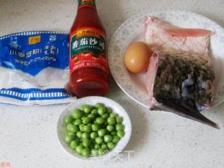 Grass Carp with Pea and Tomato Sauce recipe