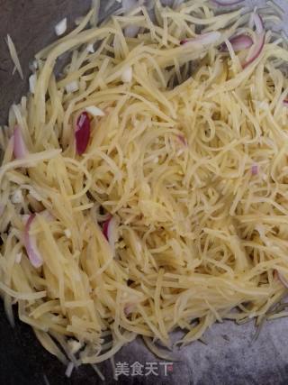 Onion and Potato Shreds recipe