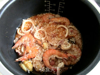 #铁犬烧饭就是香#seafood Abalone Rice recipe