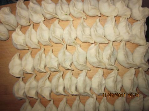 Radish Pork Dumplings recipe